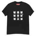T Shirt unisexe - 9 Cats - BLACK