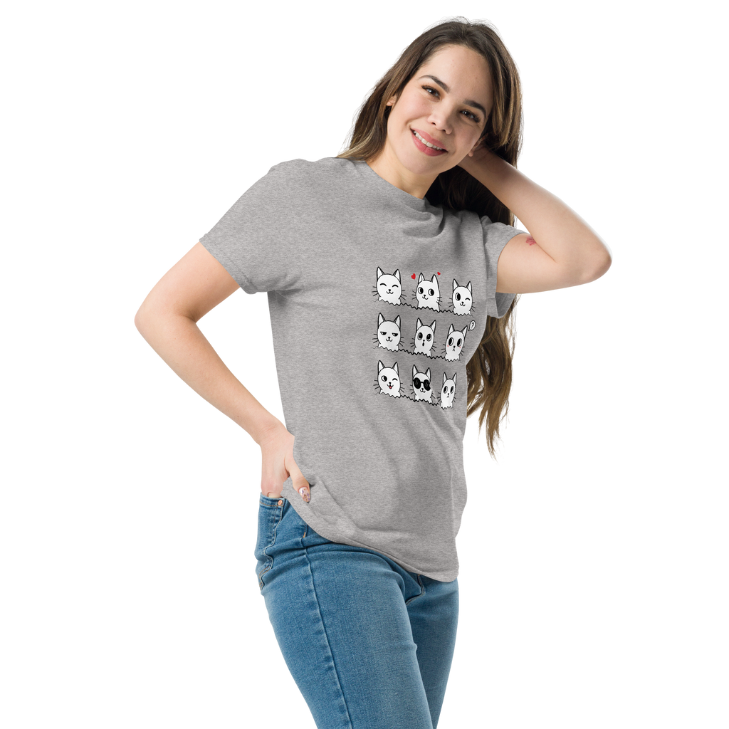 T Shirt unisexe - 9 Cats - SPORT GREY