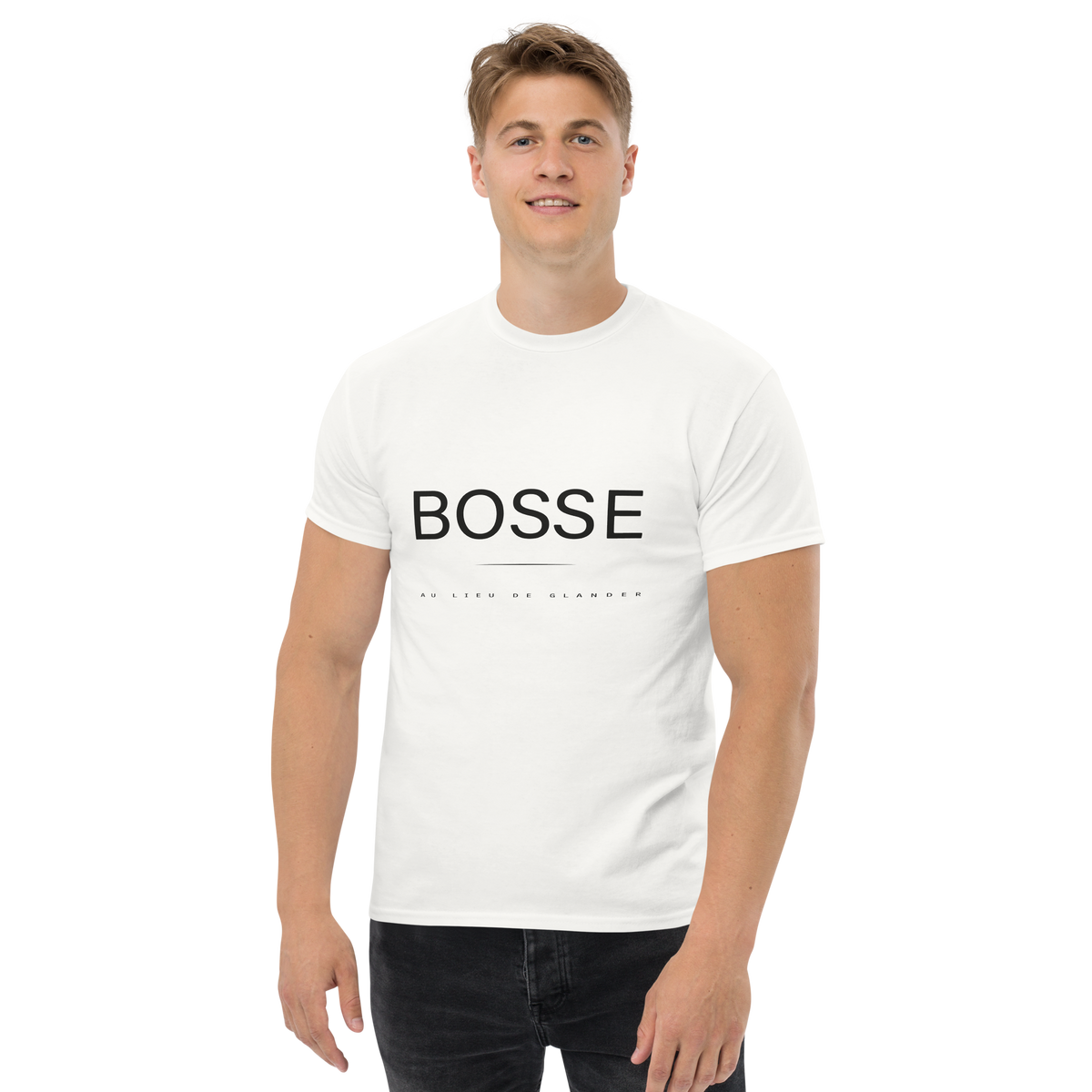 T Shirt unisexe - BOSSE - WHITE