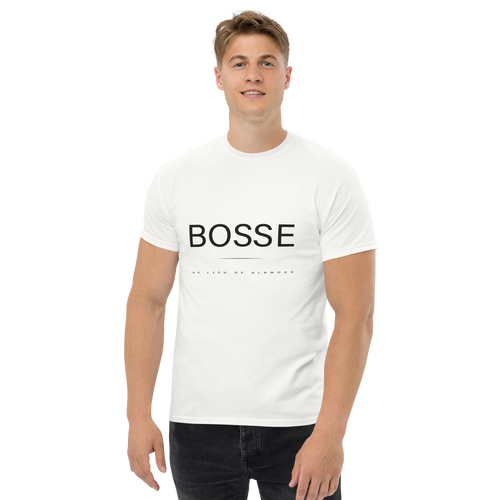 T Shirt unisexe - BOSSE - WHITE